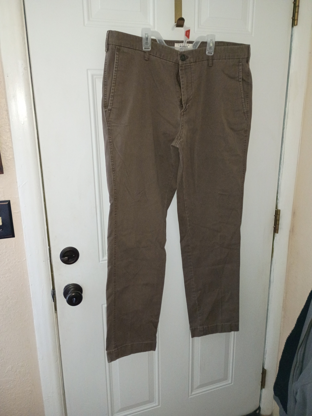 Joseph Abboud Men's Khaki Brown Chinos